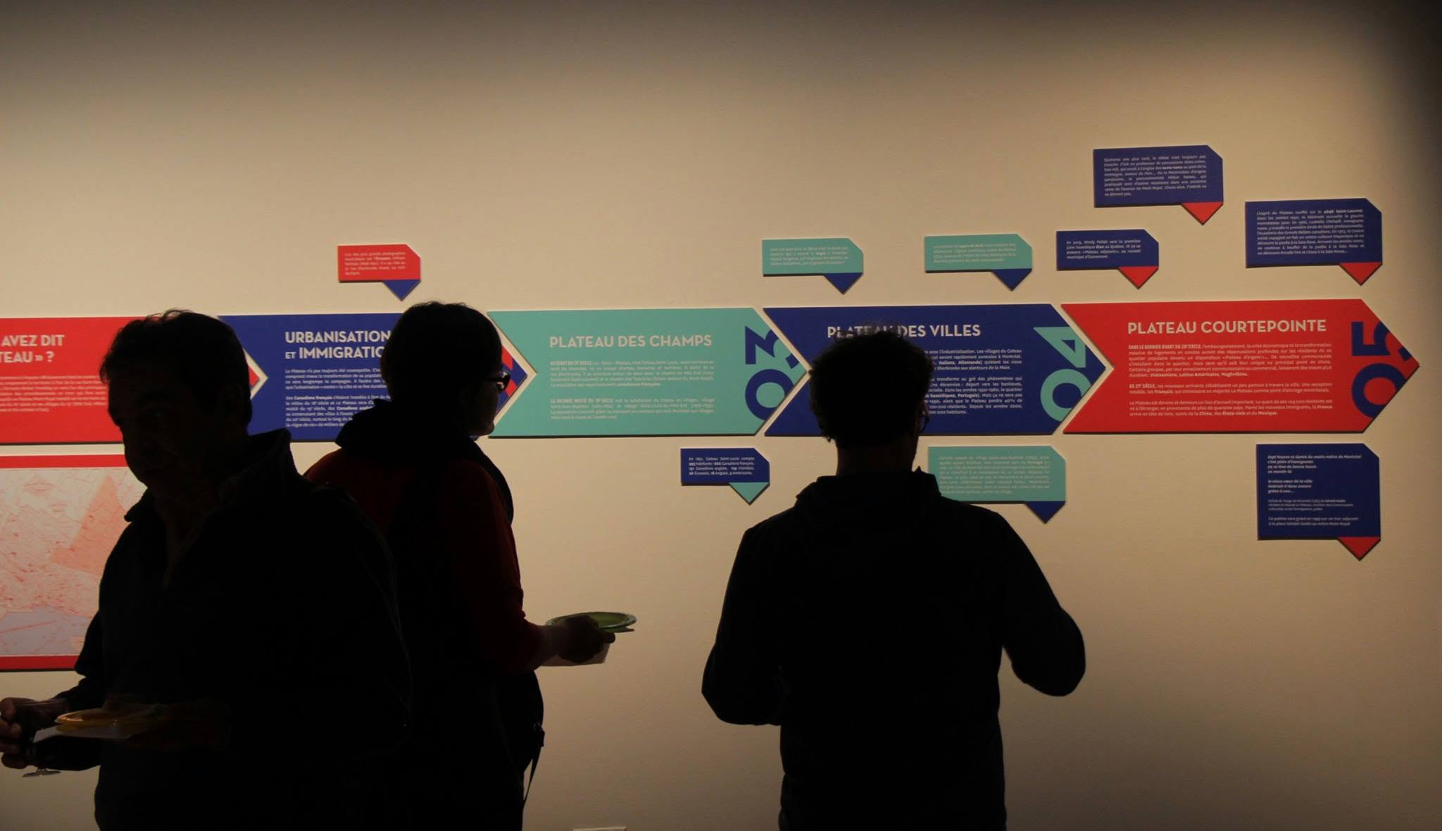 Visuel graphique de Anais  Favier pour mettre en valeur  les textes de L‘Autre Montréal